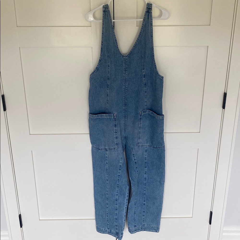 NWOT We The Free High Roller Denim Jumpsuit - Picture 3 of 7